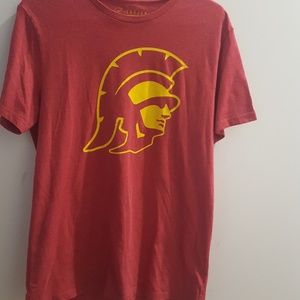 USC Trojan t-shirt.